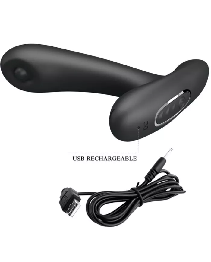 PRETTY LOVE - MASSEUR VIBRANT ANAL ET VAGINAL REMINGTON NOIR