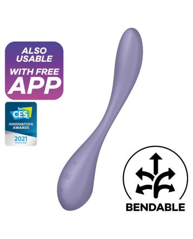 SATISFYER - VIBRATEUR MULTI G-SPOT FLEX 5 LILAS