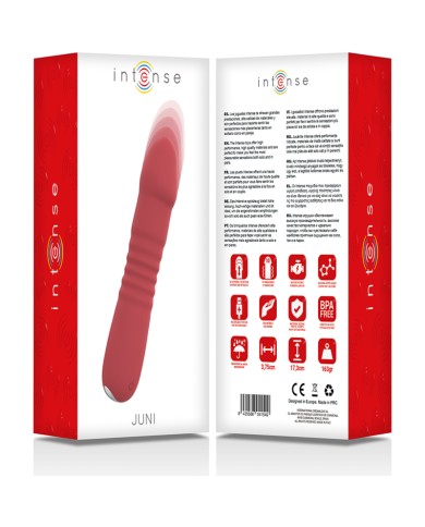 INTENSE - JUNI UP & DOWN 10 VIBRATIONS ROUGES