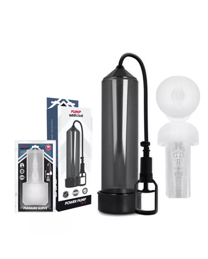 PUMP ADDICTED - RX7 NOIR AVEC MASTURBATEUR