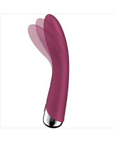 SATISFYER - SPINNING VIBE 1 VIBRATEUR ROTATEUR G-SPOT ROUGE