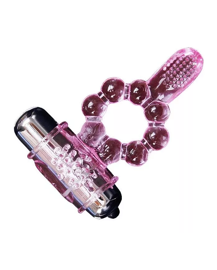 BAILE - ANNEAU SILICONE 10 RYTHMES DE LANGUE AVEC VIBRATION ROSE BAILE - ANNEAU SILICONE 10 RYTHMES DE LANGUE AVEC VIBRATION ROSE