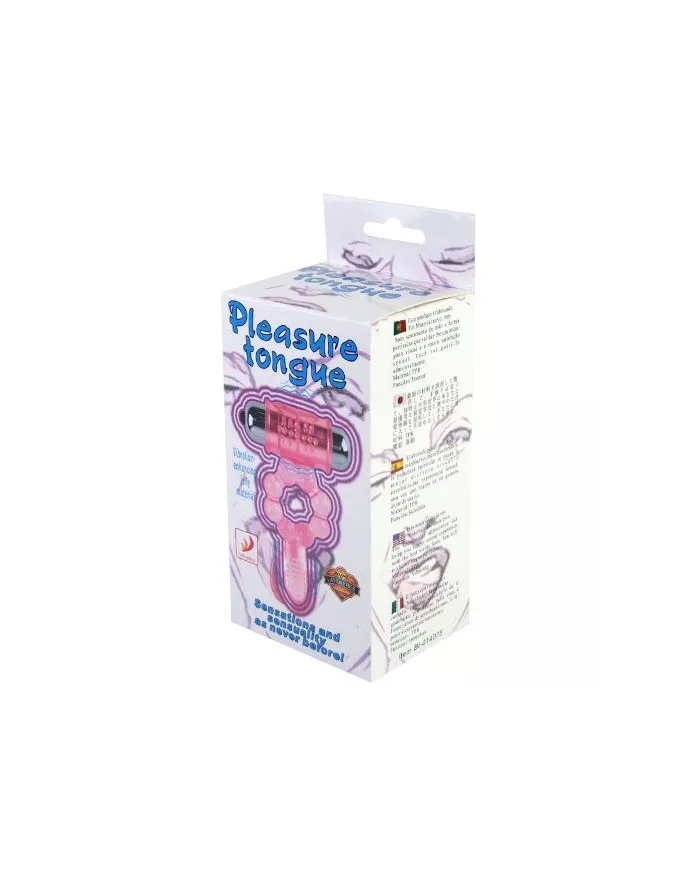 BAILE - ANNEAU SILICONE 10 RYTHMES DE LANGUE AVEC VIBRATION ROSE BAILE - ANNEAU SILICONE 10 RYTHMES DE LANGUE AVEC VIBRATION ROSE