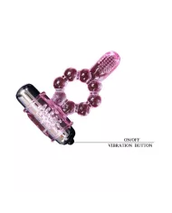 BAILE - ANNEAU SILICONE 10 RYTHMES DE LANGUE AVEC VIBRATION ROSE BAILE - ANNEAU SILICONE 10 RYTHMES DE LANGUE AVEC VIBRATION ROSE