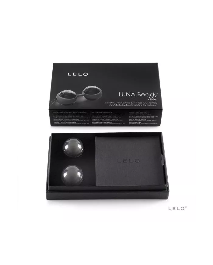 LELO - LUNA BEADS NOIR BALLES DE KEGEL LELO - LUNA BEADS NOIR BALLES DE KEGEL