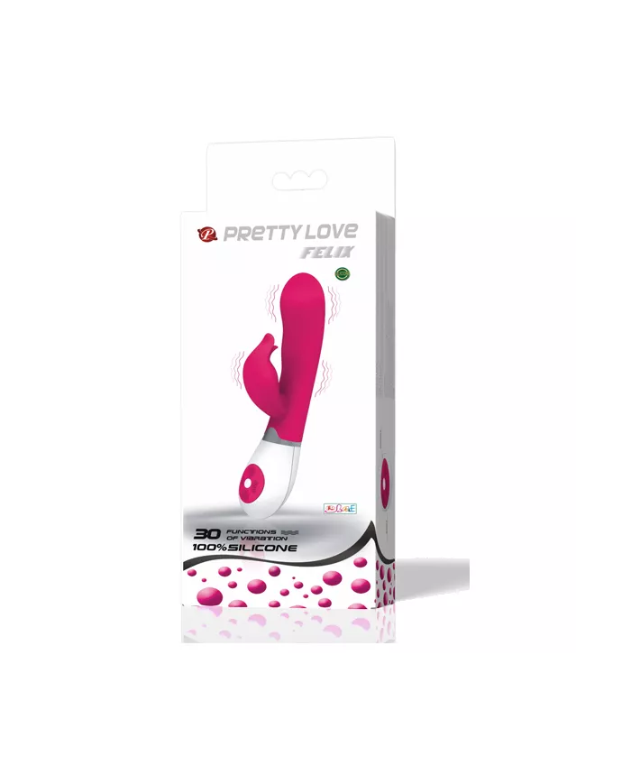 PRETTY LOVE - FLIRTATION VIBRATEUR AVEC STIMULATEUR FELIX