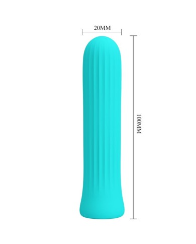 PRETTY LOVE - BLANCHE VIBRATEUR STIMULATEUR BLEU