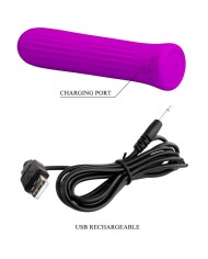 PRETTY LOVE - BLANCHE VIBRATEUR STIMULATEUR ROSE