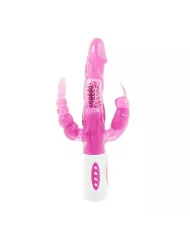 BAILE - PRETTY BUNNY TRIPLE VIBRATEUR ROTATEUR BAILE - PRETTY BUNNY TRIPLE VIBRATEUR ROTATEUR
