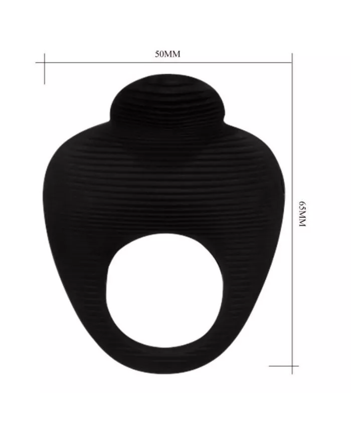 PRETTY LOVE - THIMBLE ANNEAU VIBRATEUR NOIR PRETTY LOVE - THIMBLE ANNEAU VIBRATEUR NOIR