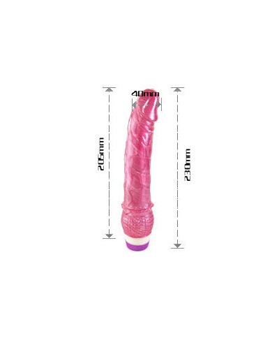 BAILE - VIBRATEUR RÉALISTE ROUGE 23 CM