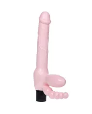 BAILE - HARNAIS SANS CORDE TPR AVEC VIBRATION ET STIMULATION ANAL 25.4 CM BAILE - HARNAIS SANS CORDE TPR AVEC VIBRATION ET STIMULATION ANAL 25.4 CM