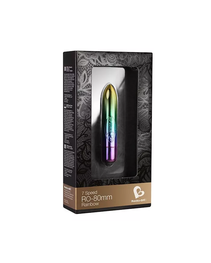 ROCKS-OFF - RO-80MM ARC-EN-CIEL  7 VITESSES ROCKS-OFF - RO-80MM ARC-EN-CIEL  7 VITESSES