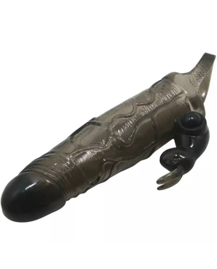 BAILE - COUVRE-PÉNIS BRAVE MAN AVEC LAPIN NOIR 16.5 CM BAILE - COUVRE-PÉNIS BRAVE MAN AVEC LAPIN NOIR 16.5 CM