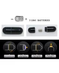 BAILE - COUVRE-PÉNIS BRAVE MAN AVEC LAPIN NOIR 16.5 CM BAILE - COUVRE-PÉNIS BRAVE MAN AVEC LAPIN NOIR 16.5 CM