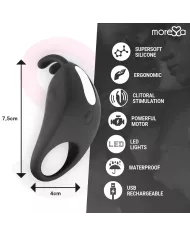 MORESSA - BRAD PREMIUM SILICONE RECHARGEABLE NOIR