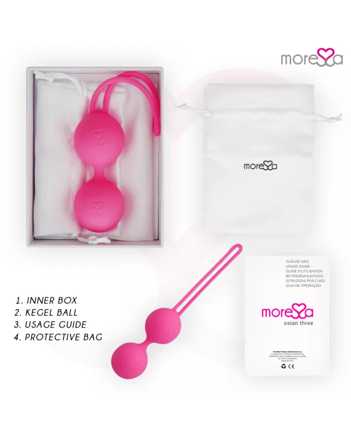MORESSA - OSIAN TROIS SILICONE PREMIUM ROSE