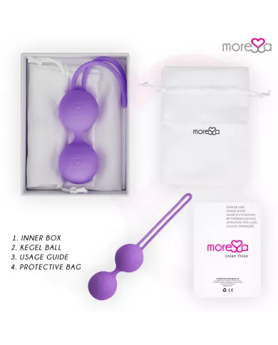 MORESSA - OSIAN TROIS SILICONE LILAS PREMIUM