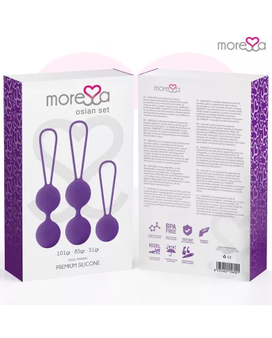 MORESSA - OSIAN SET PREMIUM SILICONE LILAS