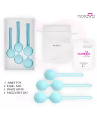 MORESSA - ENSEMBLE OSIAN SILICONE TURQUOISE PREMIUM
