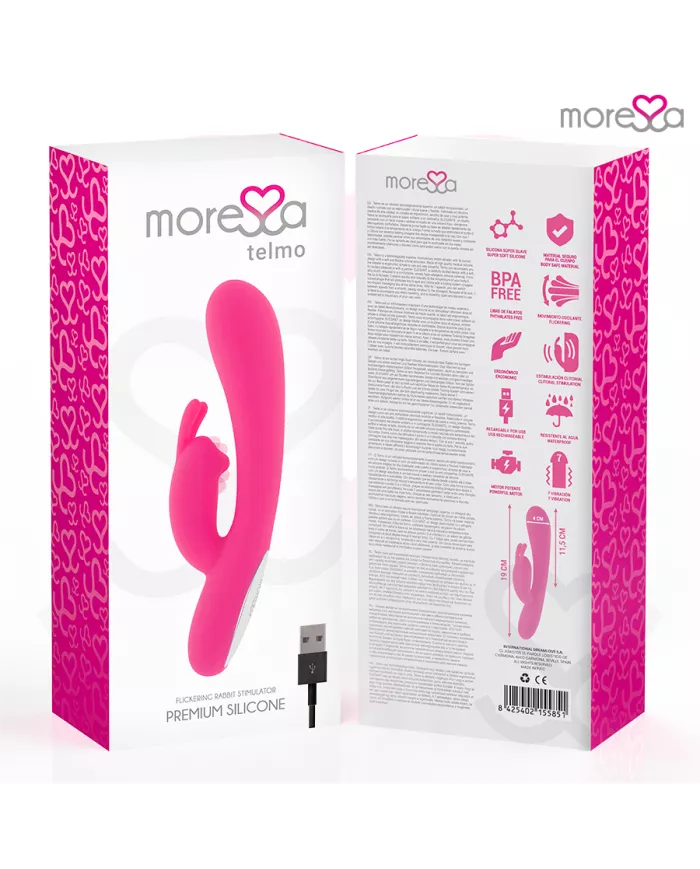 MORESSA - TELMO RECHARGEABLE EN SILICONE PREMIUM