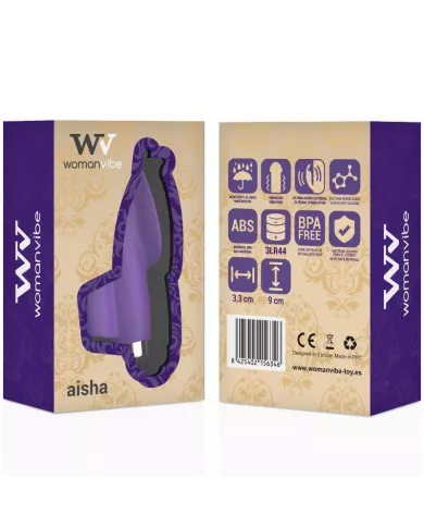 WOMANVIBE - FINGER DE STIMULATEUR EN SILICONE AISHA FEMME