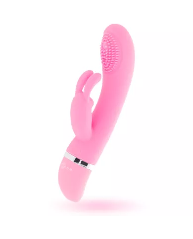 INTENSE - VIBRATEUR OSCILLANT SUSY SILICONE LAPIN ROSE