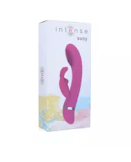 INTENSE - VIBRATEUR OSCILLANT SUSY SILICONE LAPIN ROSE