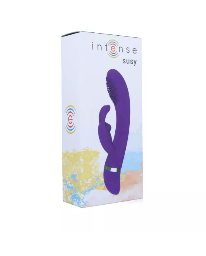 INTENSE - VIBRATEUR OSCILLANT SUSY SILICON RABBIT LILAS INTENSE - VIBRATEUR OSCILLANT SUSY SILICON RABBIT LILAS