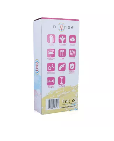 INTENSE - VIBRATEUR LEO SILICONE ROSE LUXE