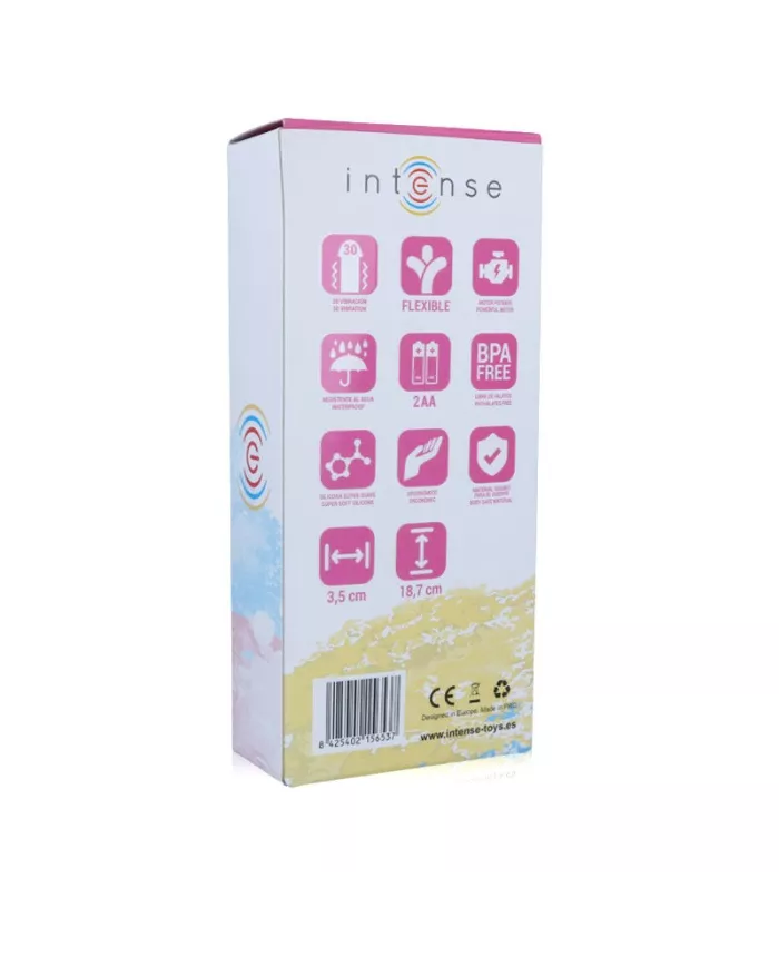 INTENSE - VIBRATEUR LEO SILICONE ROSE LUXE INTENSE - VIBRATEUR LEO SILICONE ROSE LUXE
