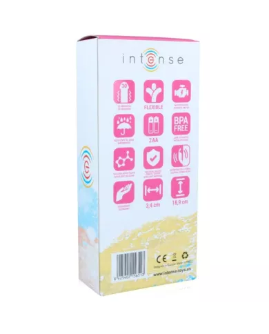 INTENSE - VIBRATEUR DE LUXE EN SILICONE ROSE HILARI