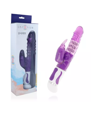 INTENSE - VIBRATEUR ROTATEUR GUPPY LILAS