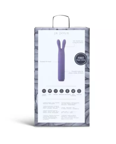 JE JOUE - BALLE VIBRANTE LAPIN VIOLET