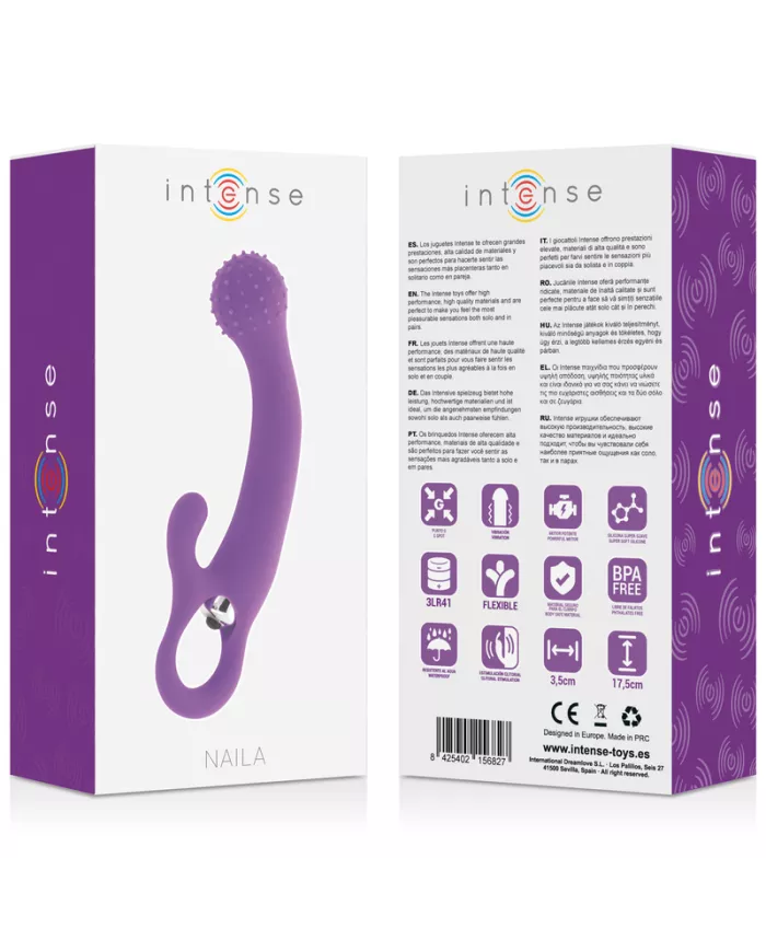 INTENSE - SILICONE VIBRANT NAILA LILAS INTENSE - SILICONE VIBRANT NAILA LILAS