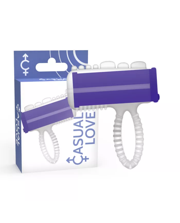 CASUAL LOVE - RING VIBRATOR LILAC TONGUE CASUAL LOVE - RING VIBRATOR LILAC TONGUE