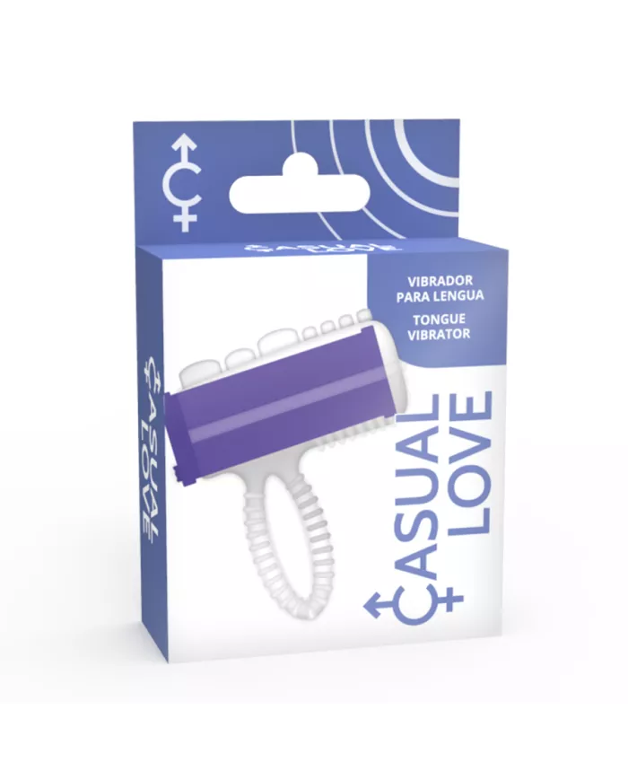 CASUAL LOVE - RING VIBRATOR LILAC TONGUE CASUAL LOVE - RING VIBRATOR LILAC TONGUE