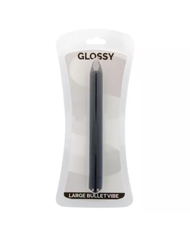 GLOSSY - VIBRATEUR SLIM NOIR