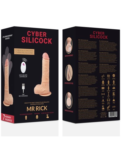 CYBER SILICOCK - TÉLÉCOMMANDE RÉALISTE MR RICK 20.9 CM -O- 4 CM
