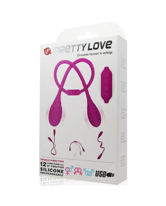 PRETTY LOVE - STIMULATEUR UNISEXE DREAM LOVERS WHIP 2 PRETTY LOVE - STIMULATEUR UNISEXE DREAM LOVERS WHIP 2