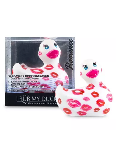 BIG TEASE TOYS - JE FRAPPE MON DUCKIE 2.0 | ROMANCE (BLANC ET ROSE) BIG TEASE TOYS - JE FRAPPE MON DUCKIE 2.0 | ROMANCE (BLANC ET ROSE)
