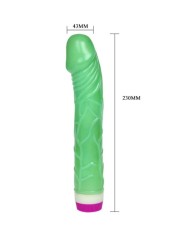 BAILE - VIBRATEUR VAGUES DE PLAISIR 23 CM VERT