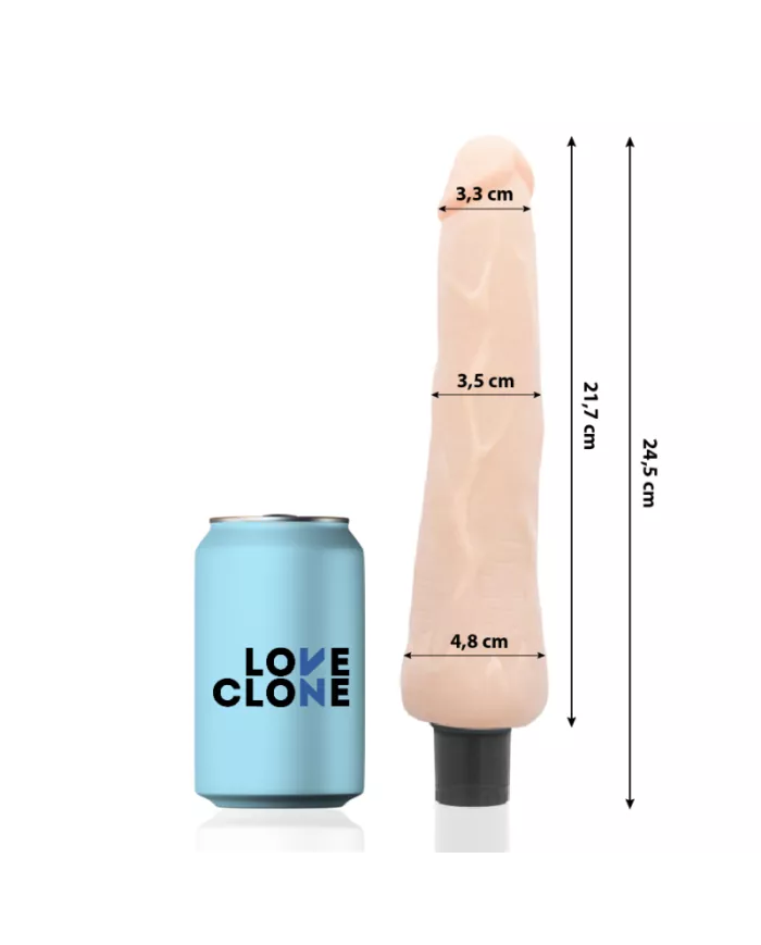 LOVECLONE - VIBRATEUR AUTOLUBRIFIANT RAGNAR 24.5 CM -O- 3.5 CM LOVECLONE - VIBRATEUR AUTOLUBRIFIANT RAGNAR 24.5 CM -O- 3.5 CM
