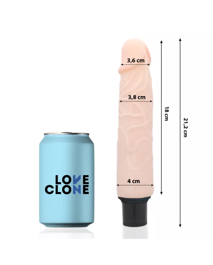 LOVECLONE - VIBRATEUR AUTOLUBRIFIANT FINN 21.2 CM -O- 3.8 CM LOVECLONE - VIBRATEUR AUTOLUBRIFIANT FINN 21.2 CM -O- 3.8 CM