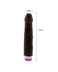 BAILE - VIBRATEUR VAGUES DE PLAISIR 23 CM MARRON