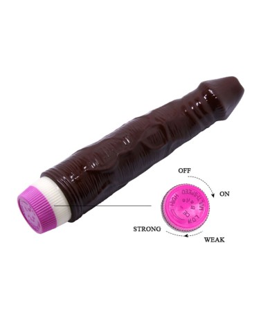 BAILE - VIBRATEUR VAGUES DE PLAISIR 23 CM MARRON