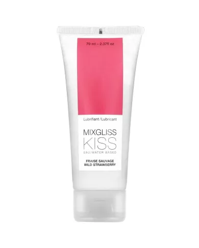 MIXGLISS - LUBRIFIANT BASE D'EAU SAVEUR FRAISE 70 ML
