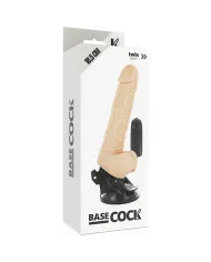 BASECOCK - VIBRATEUR TÉLÉCOMMANDE NATUREL RÉALISTE 18.5 CM -O- 4CM