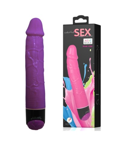 BAILE - VIBRATEUR RÉALISTE COLORÉ SEX LILAS 23 CM