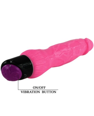 BAILE - VIBRATEUR RÉALISTE SEXE COLORÉ ROSE 24 CM